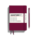 Leuchtturm1917 Port Red Medium Dotted Journal
