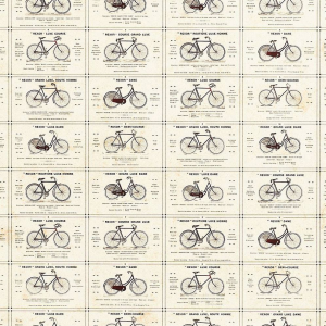Bicycles Handmade Paper