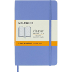 Moleskine Classic Notebook. Pocket. Ruled. Hydrangea Blue. Soft Cover (3.5 X 5.5)