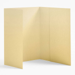 A7 Shimmer Gold Folder Enclosures