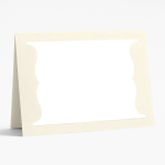 Luxe White Die-Cut Photo Cards