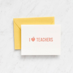 I Apple Teachers Greeting Card
