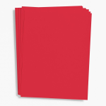 Red 8.5 x 11 Card Stock