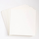 Luxe White Diagonal Folder