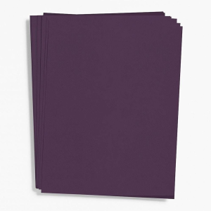 Aubergine Card Stock 8.5 x 11