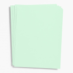 Mint Card Stock 8.5 x 11