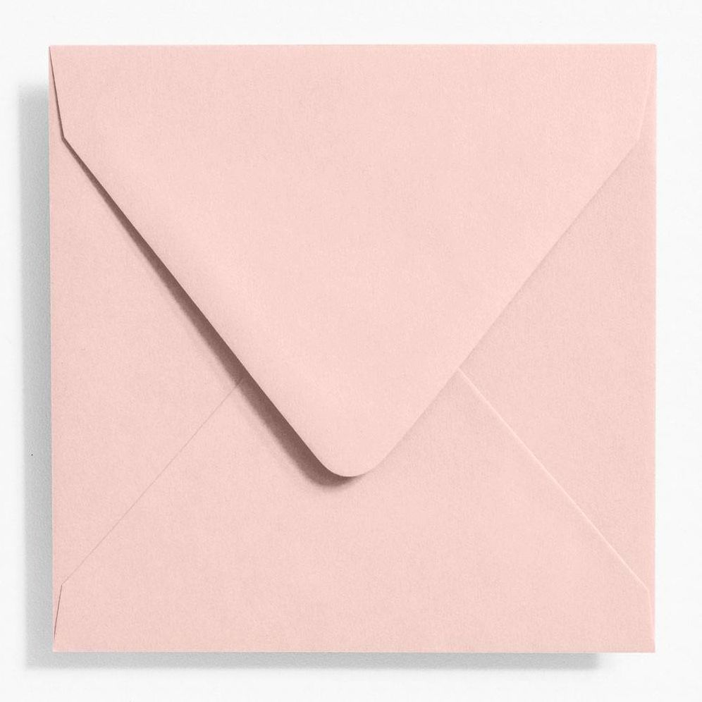 6.5 Square Rose Envelopes