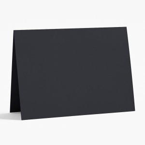 Black A6 Folded Cards