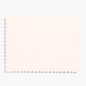 Superfine Soft White A2 Scallop Note Cards