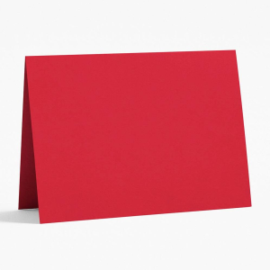 Red A6 Folded Cards