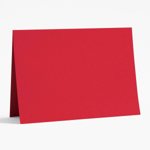 Red A7 Folded Cards