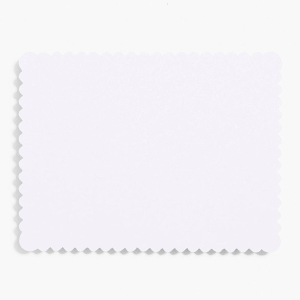 Pure White A2 Scallop Note Cards