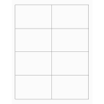 Pure White Printable Place Cards