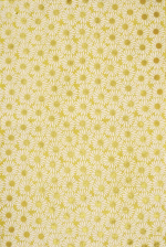 Lokta White & Gold Daisy Handmade Paper
