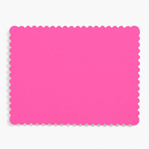 Fuchsia A2 Scallop Note Cards