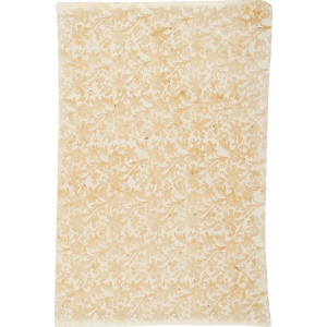 White Batik Floral Handmade Paper