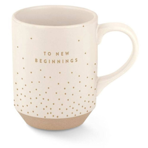 To New Beginnings Stoneware Mug