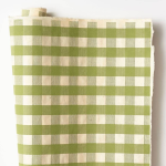 Sage & Cream Plaid Handmade Paper