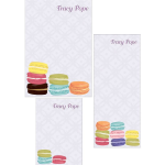 Macarons Mixed Personalized Notepads