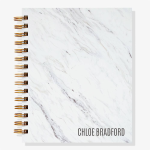 12-Month Marble Custom Planner