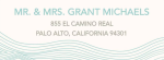 Waves Return Address Label