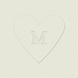 Filled Heart Custom Embosser Plate