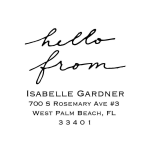 Signature Hello From Stamp