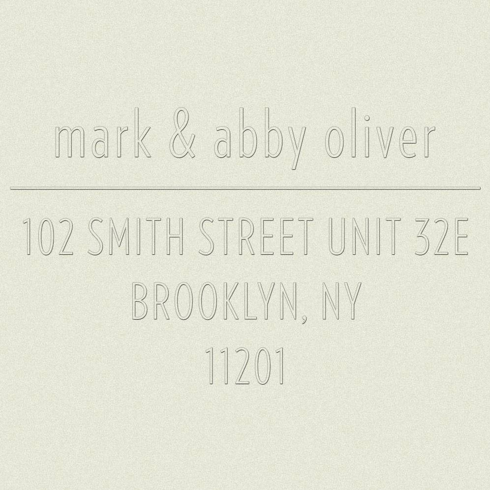 Lowercase with Ampersand Custom Embosser Plate