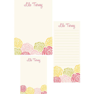 Roses Mixed Personalized Notepads