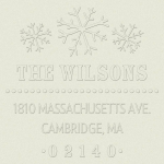 Snowflake Custom Embosser Plate