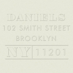 Ticket Custom Embosser Plate