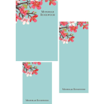 Cherry Blossom Mixed Personalized Notepads