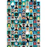 Cats & Dogs Icon Flat Wrap