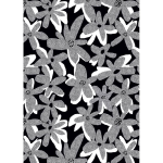 Dark Bloom Flat Wrap