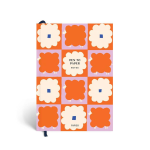 Dancing Daisy Hardcover Lined Notebook