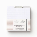 Jeremiah Brent Tabbed Sticky Note Set