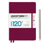 Leuchtturm Port Red Dotted Page Hardcover Edition 120 Medium Notebook