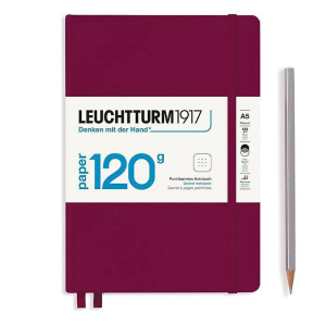 Leuchtturm Port Red Dotted Page Hardcover Edition 120 Medium Notebook