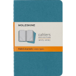 Moleskine Cahier Journal. Pocket. Ruled. Brisk Blue (3.5 x 5.5)