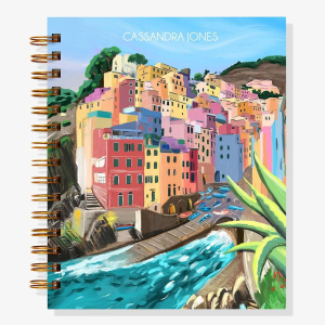 12-Month Italy Coast Custom Planner