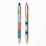 PS Collection Colorful Geometric Ballpoint Pen S/2