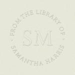 Timeless Monogram Custom Embosser Plate