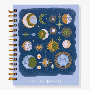 12-Month Celestial Art Custom Planner
