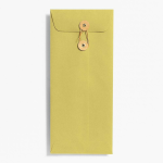 #10 String & Button Chartreuse Envelopes