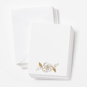 Sketched Floral Stationery Stationery Set