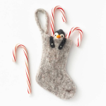 Mini Gray Critter Stocking