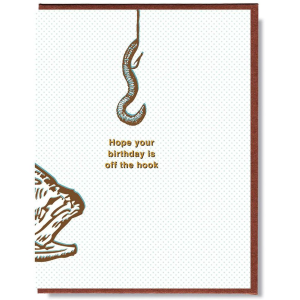 Off The Hook Birthday Card