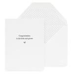 Bride & Groom Congratulations Card