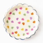 Heart Candy Scalloped Plates
