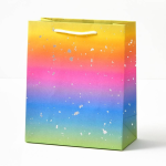 Ombre Rainbow Fleck Medium Gift Bag